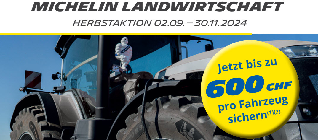 Michelin Landwirtschaft Herbstaktion